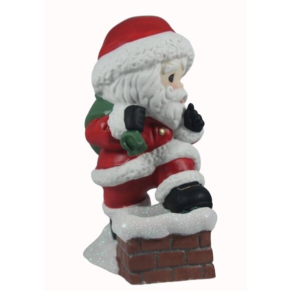 Precious Moments Christmas Santa Figurine May Your Every Wish Come True 181021 - Picture 4 of 11